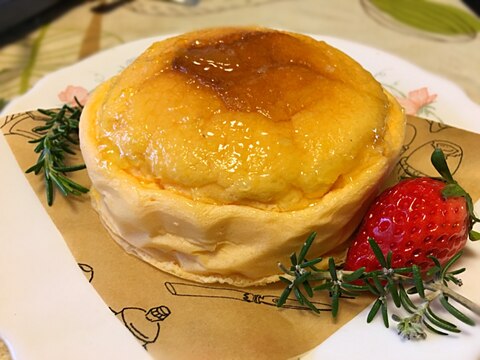 卵1個からの  基本のスフレチーズケーキ